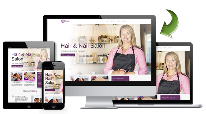 Hair Salons Web Designer and SEO Company